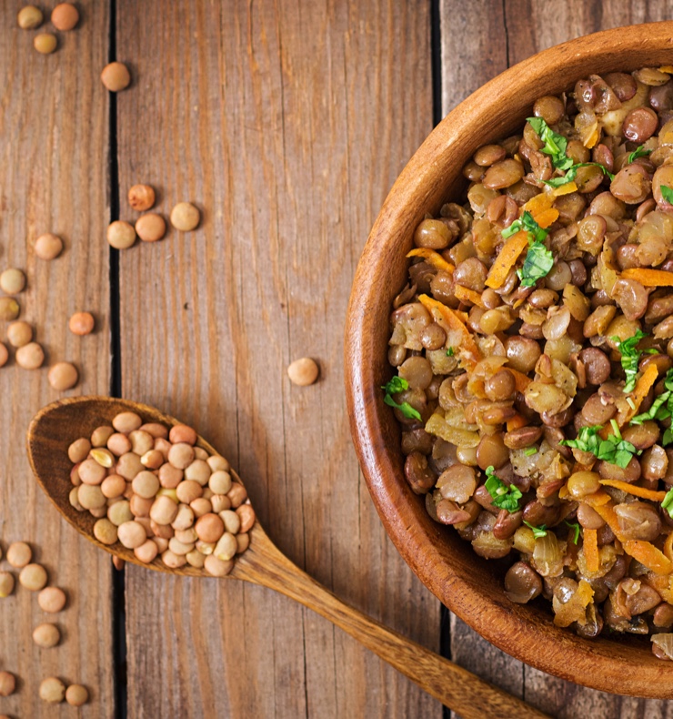 Sweet Chili and Garlic Lentils